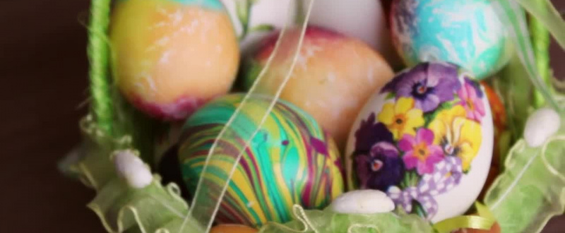 Нетрадиционные способы окраски пасхальных яиц