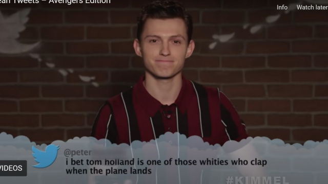 Tom Holland - Celebrities Read Mean Tweets About Themselves (videos)